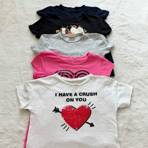 Bundle of girls Tshirt size 7-8 years - Picture 1 of 8
